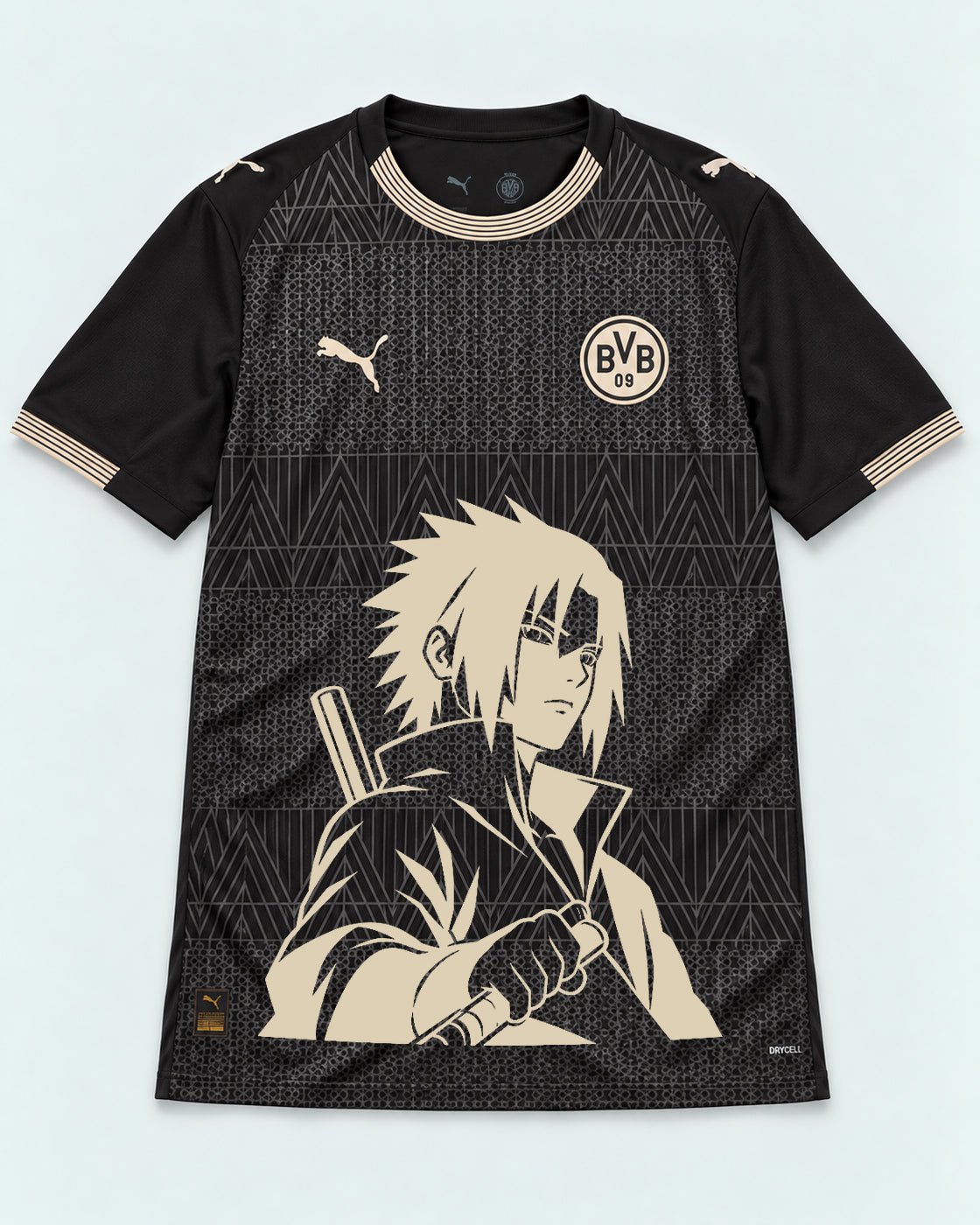 Borussia Dortmund Special Black Sasuke Last Uchiha Jersey — Front