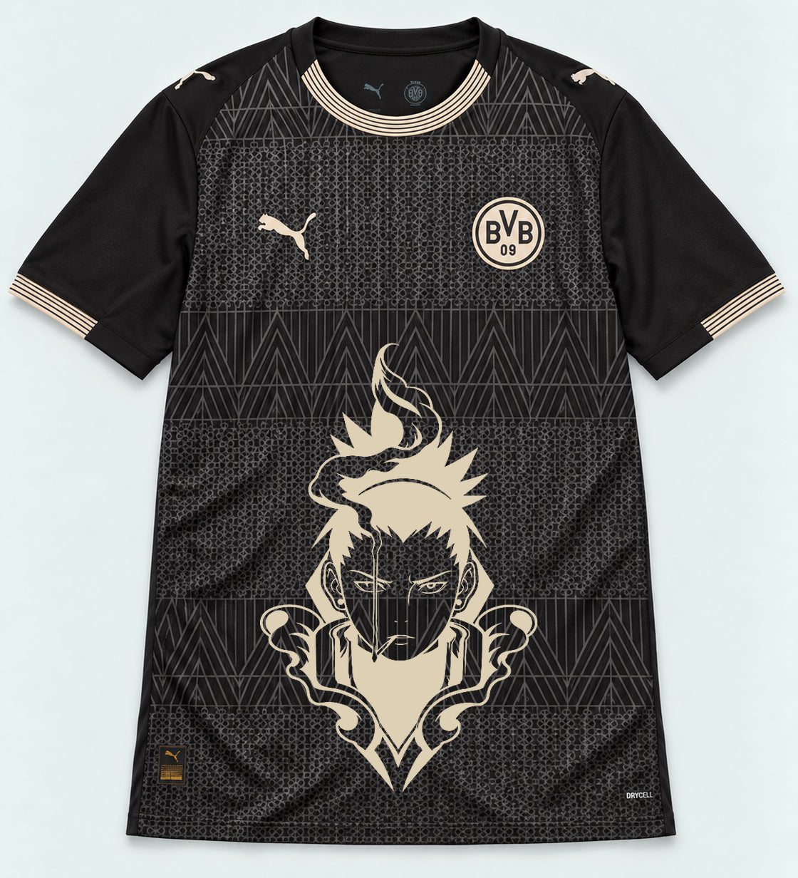 Borussia Dortmund Special Black Shikamaru Shadow Mind Jersey — Front