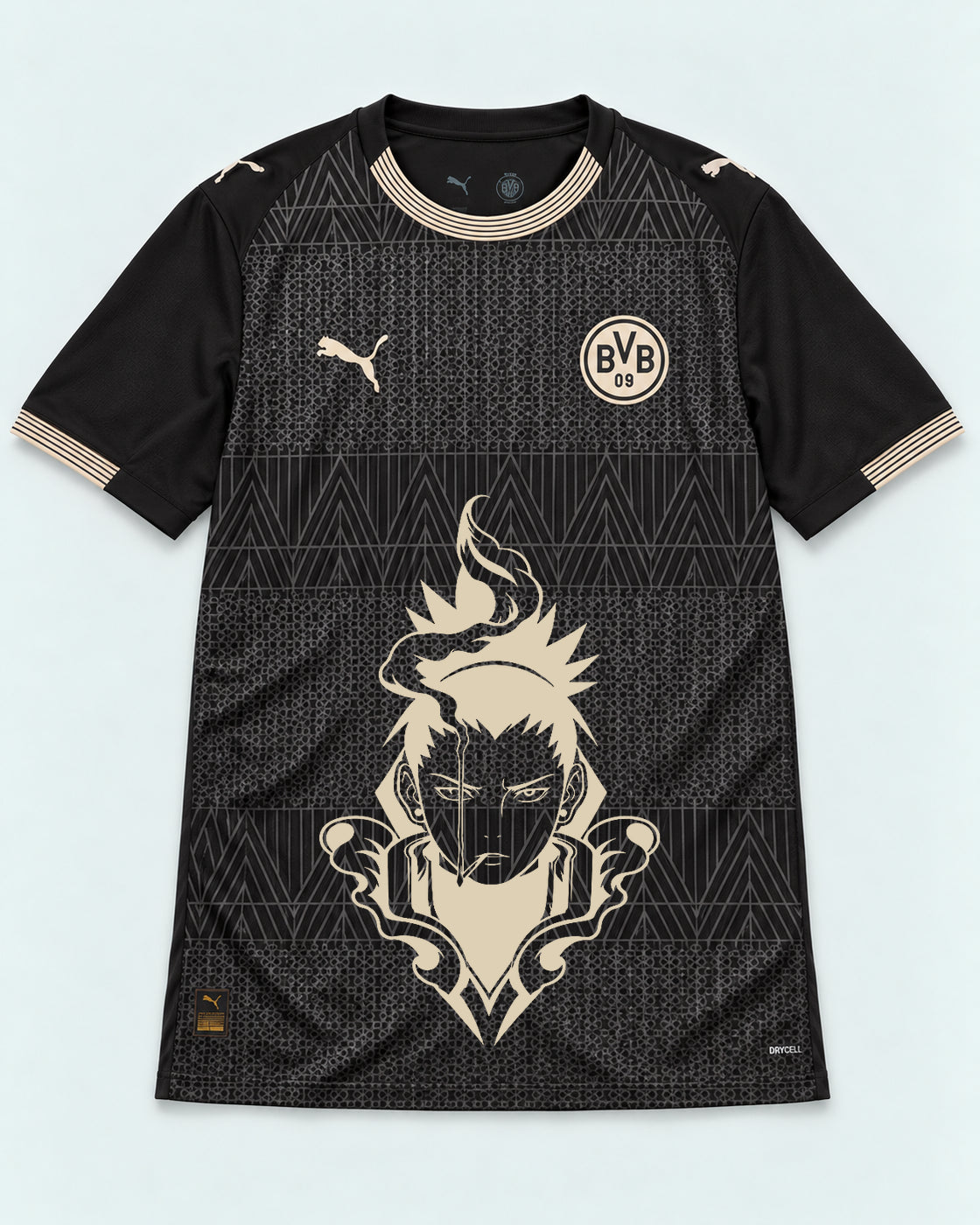 Borussia Dortmund Special Black Shikamaru Shadow Mind Jersey — Front