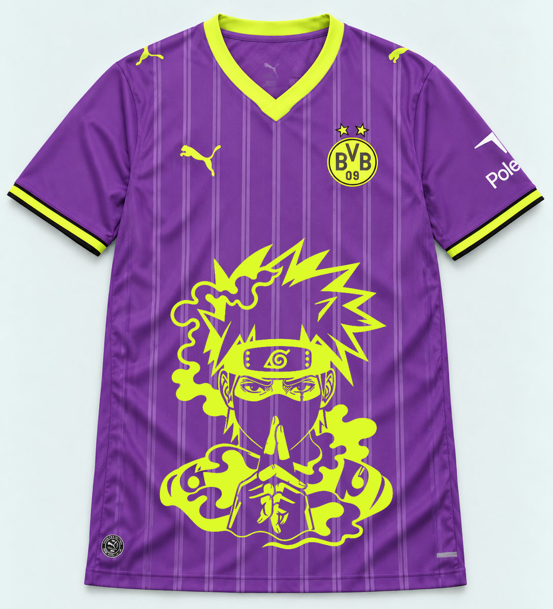 Borussia Dortmund Purple Kakashi Silent Jutsu Jersey — Front