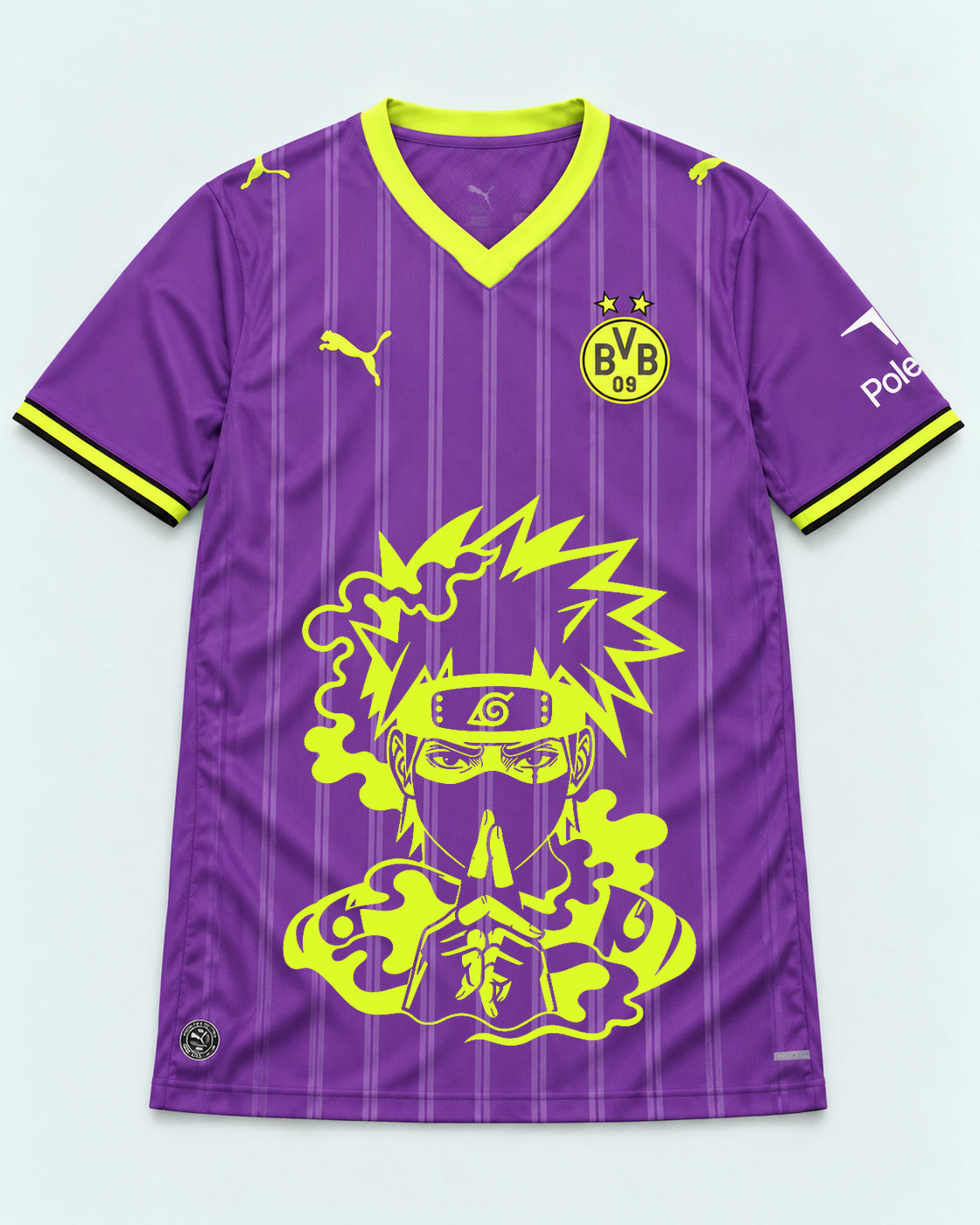 Borussia Dortmund Purple Kakashi Silent Jutsu Jersey — Front