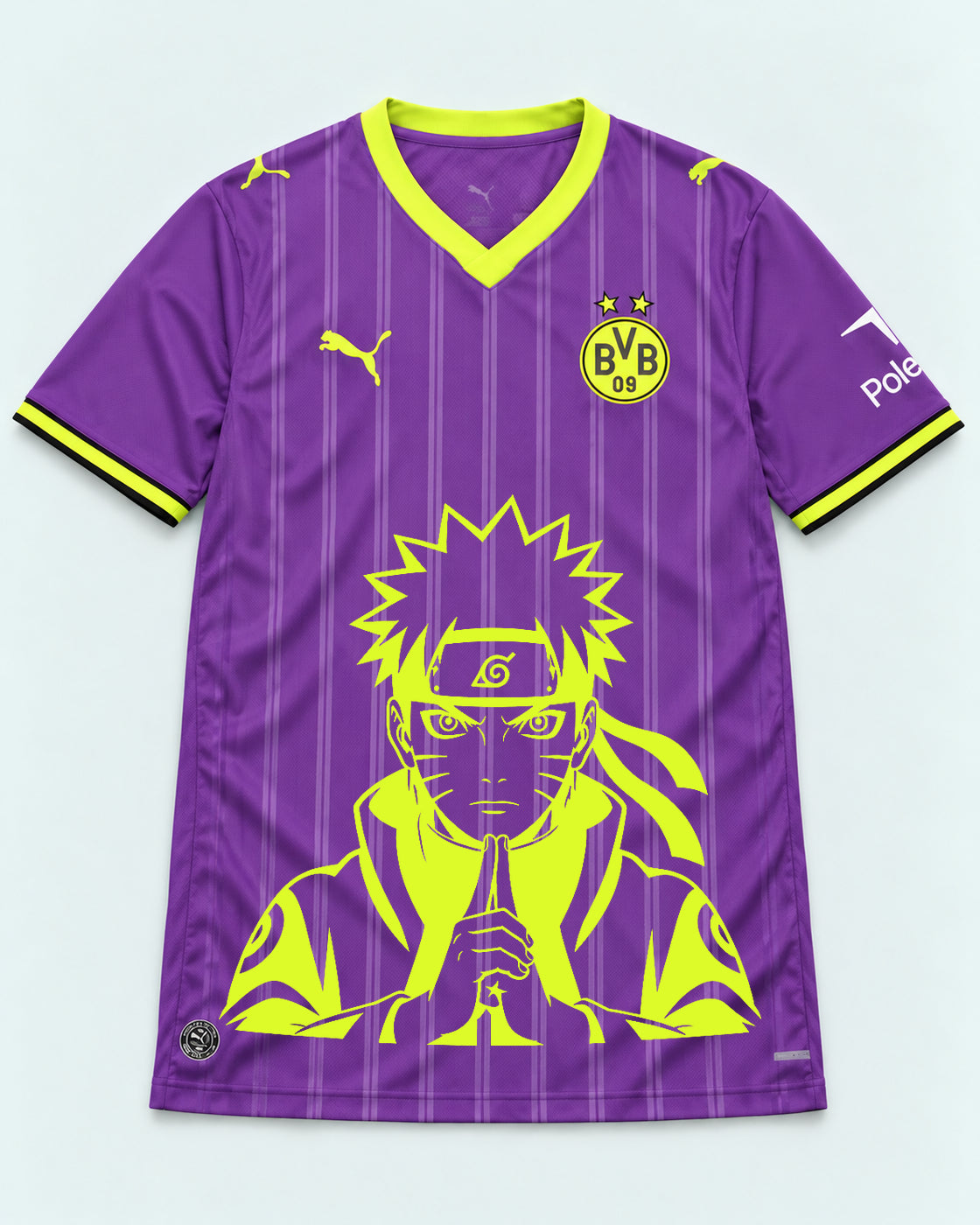 Borussia Dortmund Purple Naruto Sage Resolve Jersey — Front