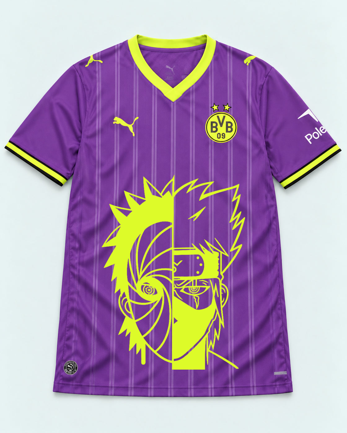 Borussia Dortmund Purple Obito Kakashi Shared Destiny Jersey — Front
