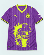 Borussia Dortmund Purple Obito Kakashi Shared Destiny Jersey — Front
