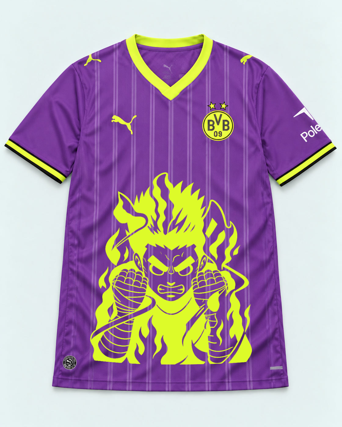 Borussia Dortmund Purple Rock Lee Inner Flame Jersey — Front