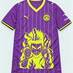 Borussia Dortmund Purple Rock Lee Inner Flame Jersey — Front