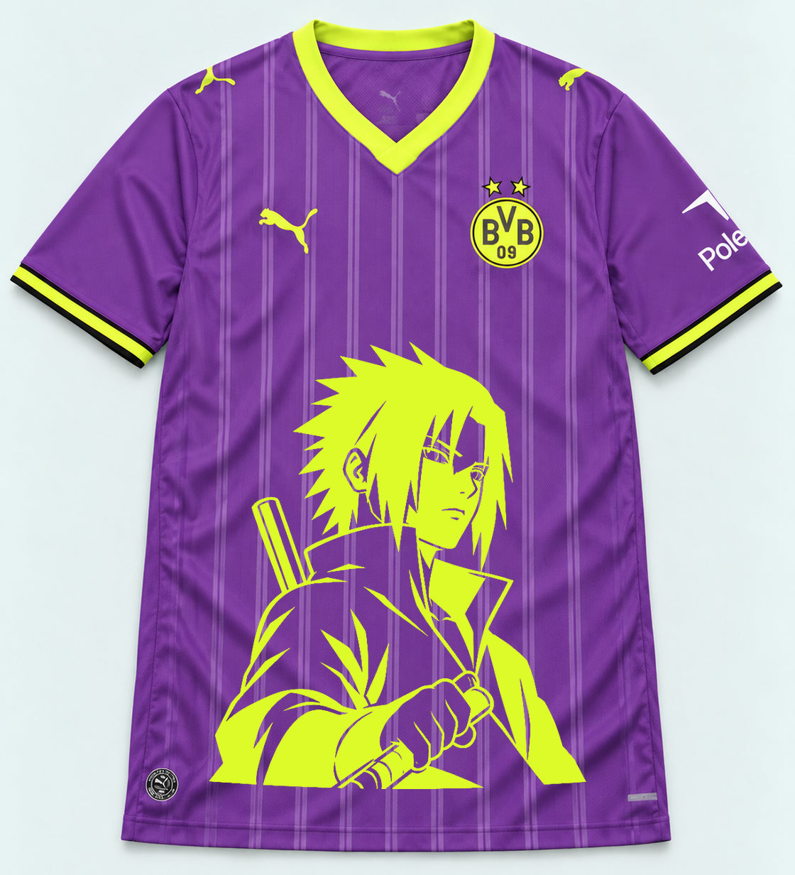 Borussia Dortmund Purple Sasuke Last Uchiha Jersey — Front