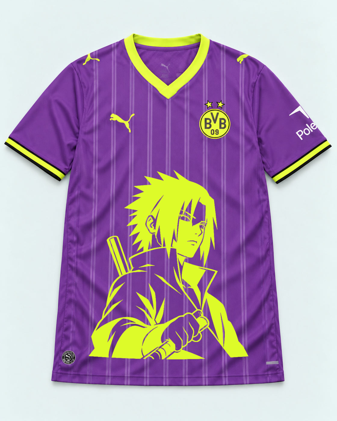 Borussia Dortmund Purple Sasuke Last Uchiha Jersey — Front