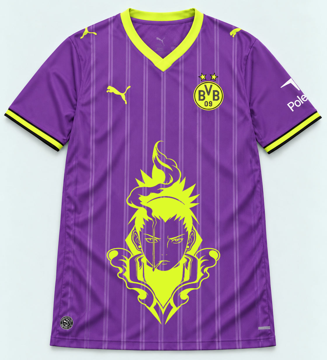 Borussia Dortmund Purple Shikamaru Shadow Mind Jersey — Front