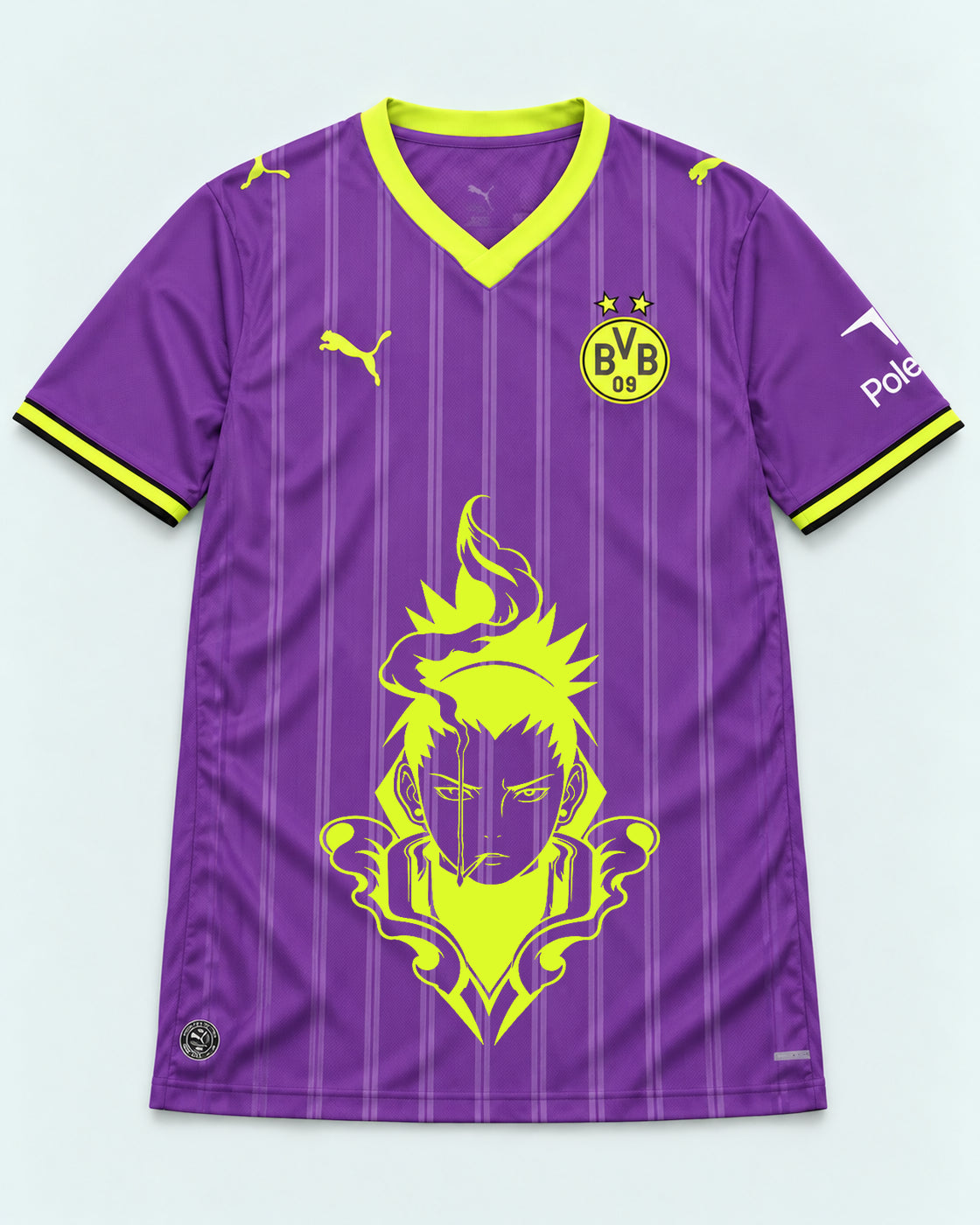Borussia Dortmund Purple Shikamaru Shadow Mind Jersey — Front