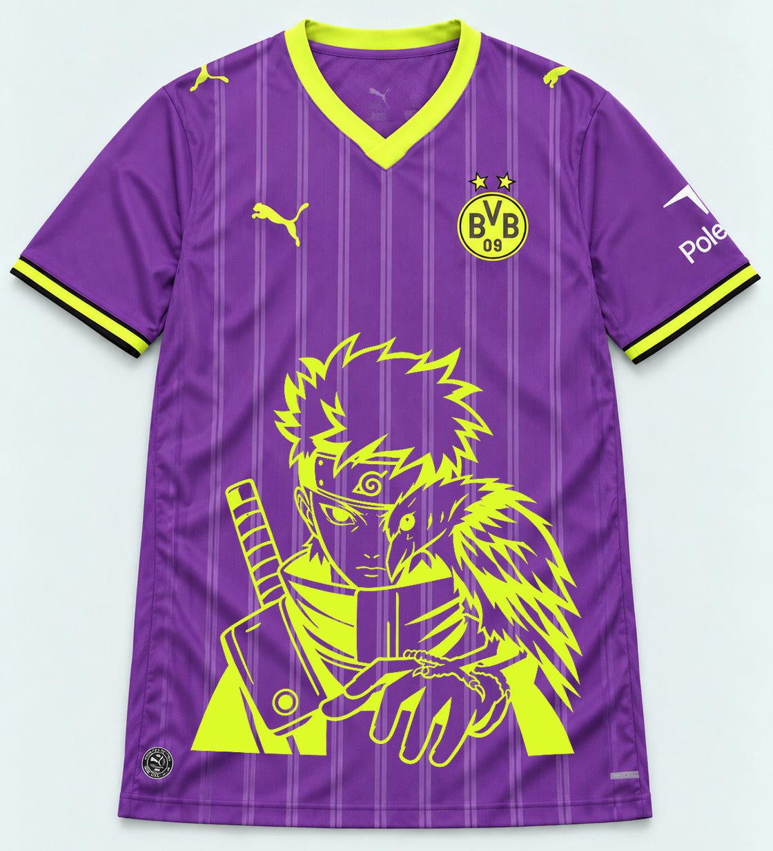Borussia Dortmund Purple Shisui Raven Oath Jersey — Front