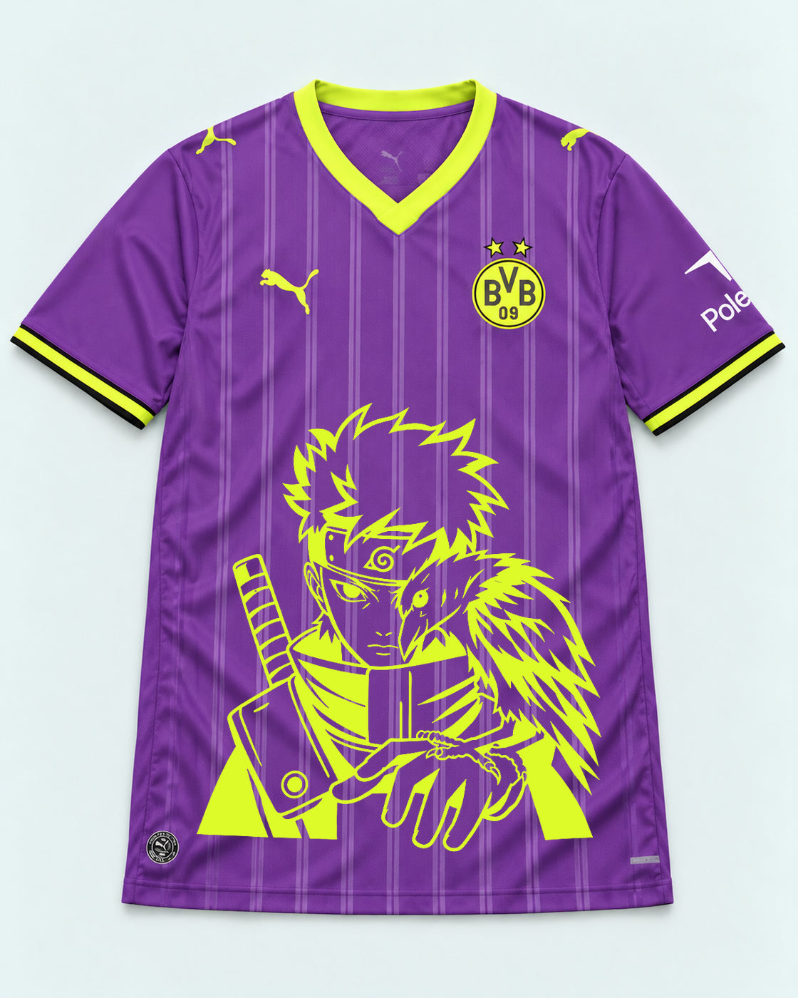 Borussia Dortmund Purple Shisui Raven Oath Jersey — Front