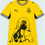 Borussia Dortmund Yellow Itachi Silent Promise Jersey — Front