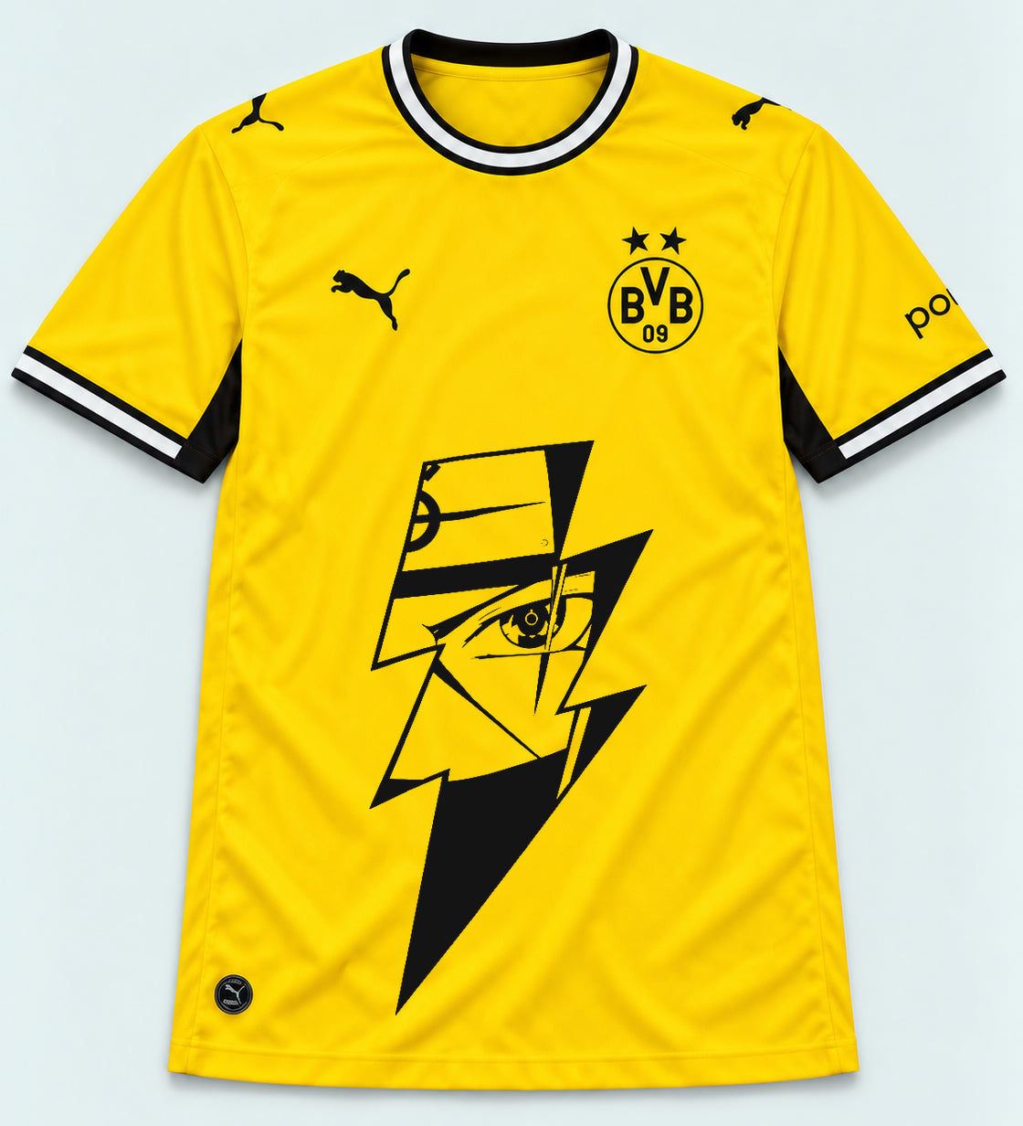 Borussia Dortmund Yellow Kakashi Lightning Eye Jersey — Front