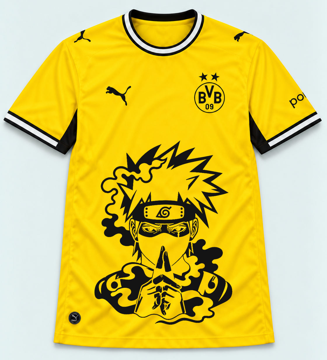 Borussia Dortmund Yellow Kakashi Silent Jutsu Jersey — Front