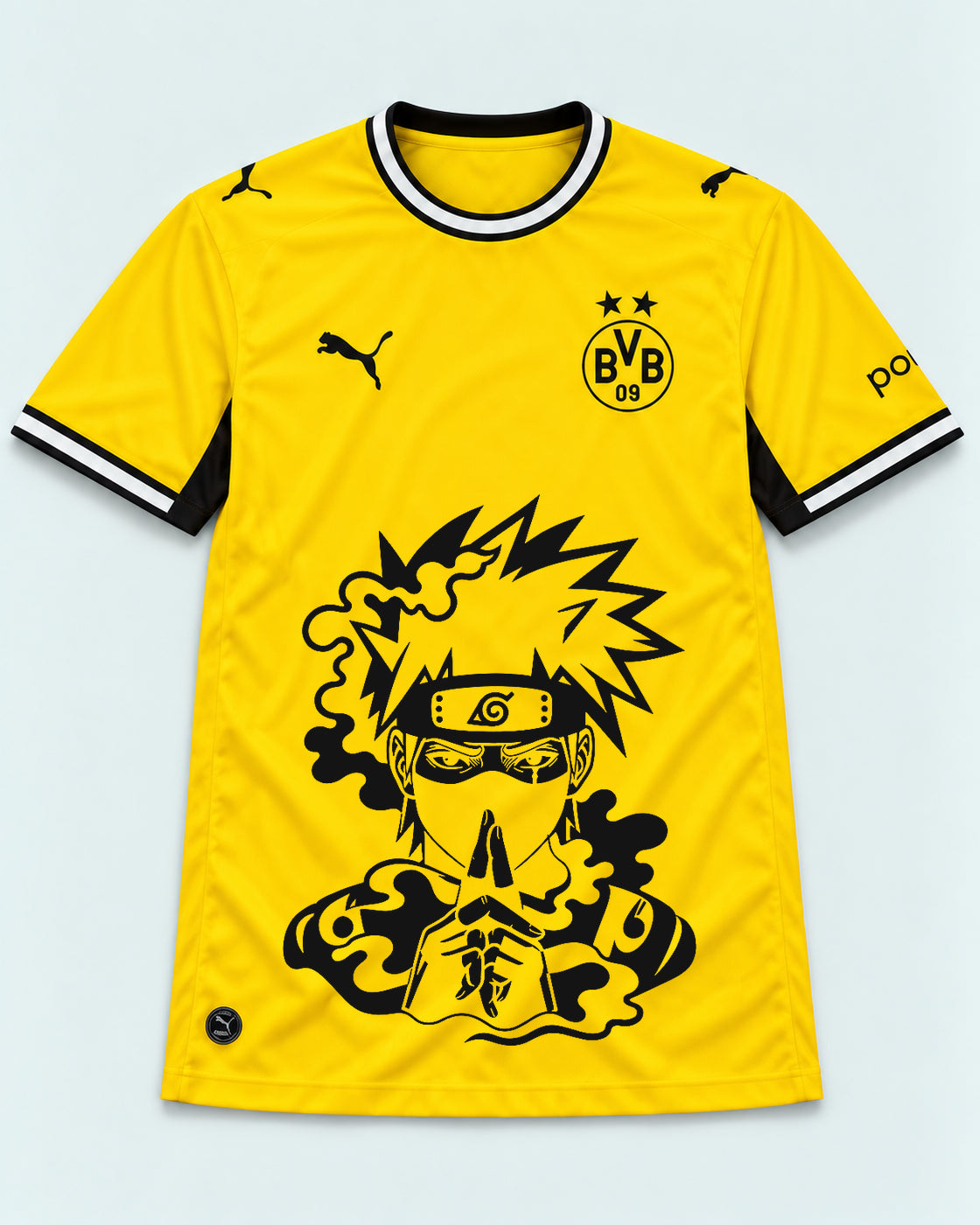 Borussia Dortmund Yellow Kakashi Silent Jutsu Jersey — Front