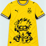 Borussia Dortmund Yellow Kakashi Silent Jutsu Jersey — Front