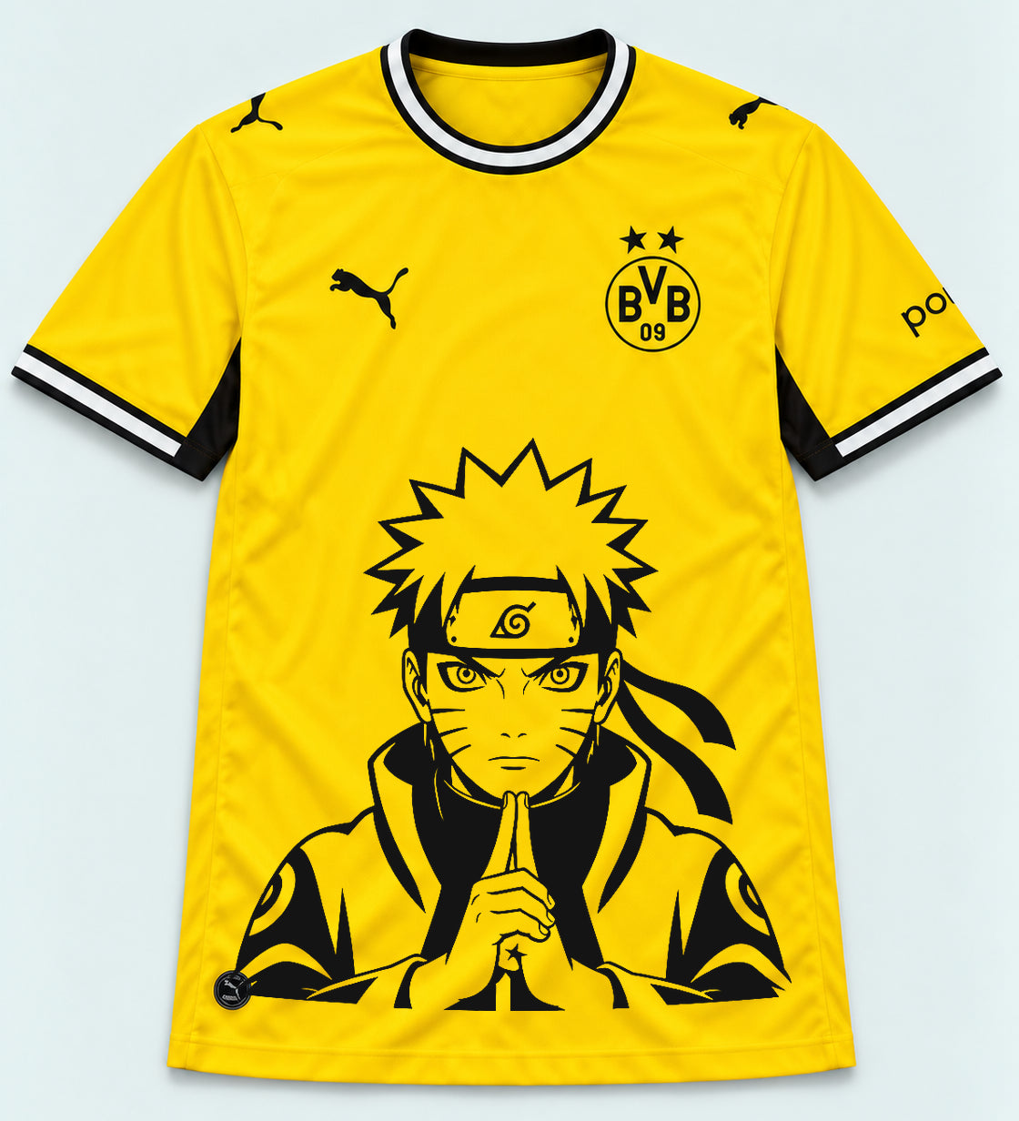 Borussia Dortmund Yellow Naruto Sage Resolve Jersey — Front