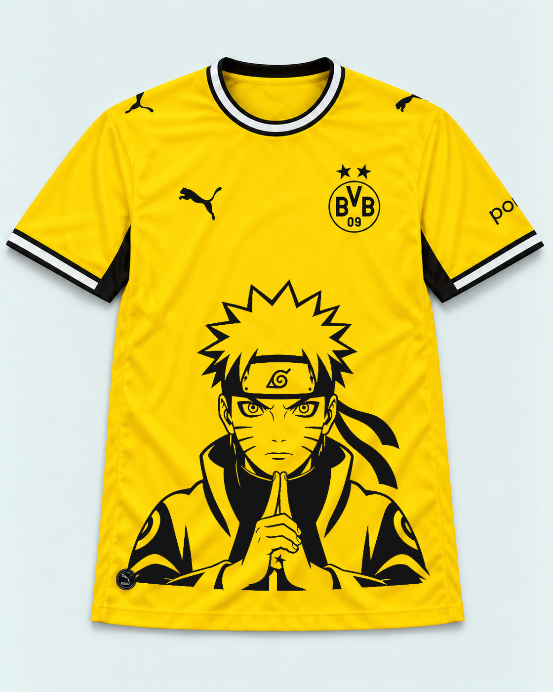 Borussia Dortmund Yellow Naruto Sage Resolve Jersey — Front