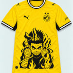 Borussia Dortmund Yellow Rock Lee Inner Flame Jersey — Front