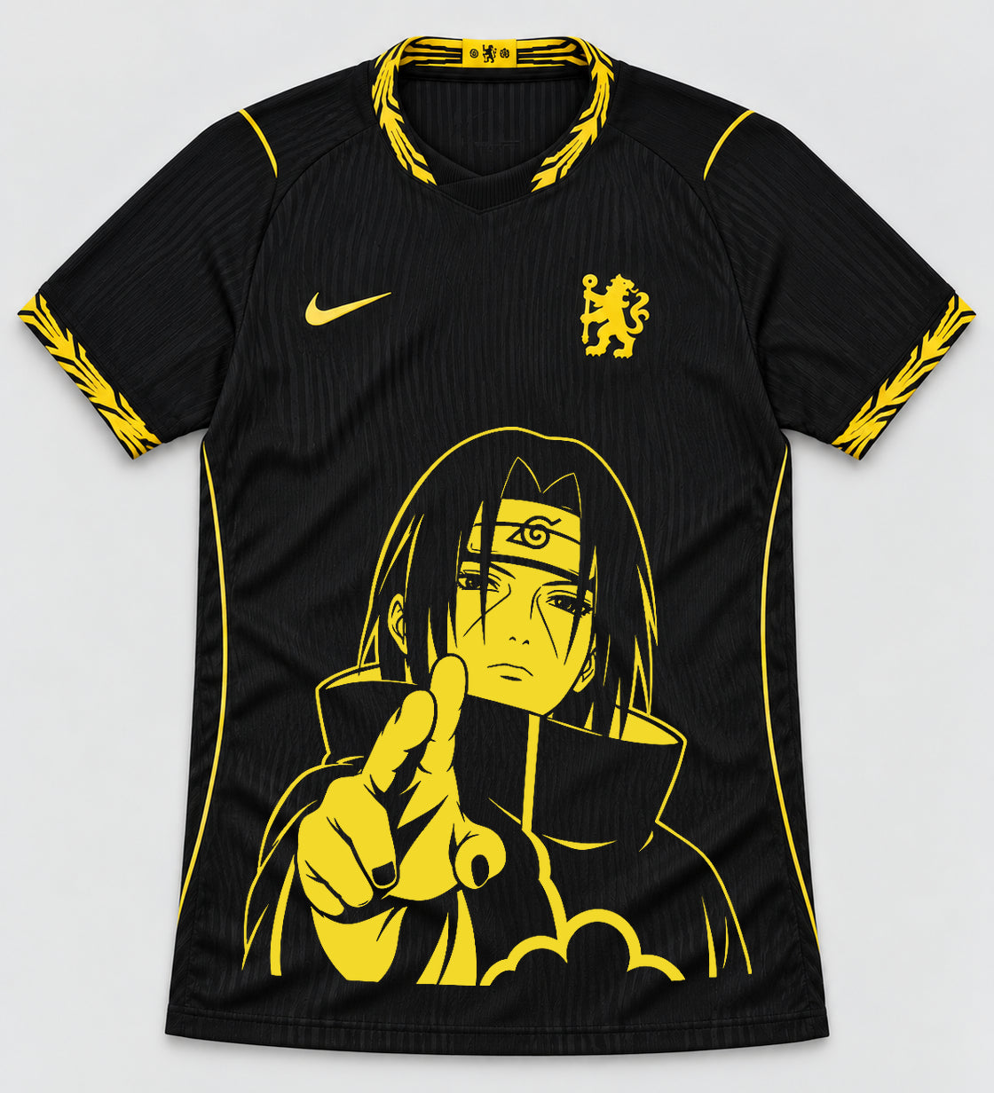 Chelsea Black Itachi Silent Promise Jersey — Front