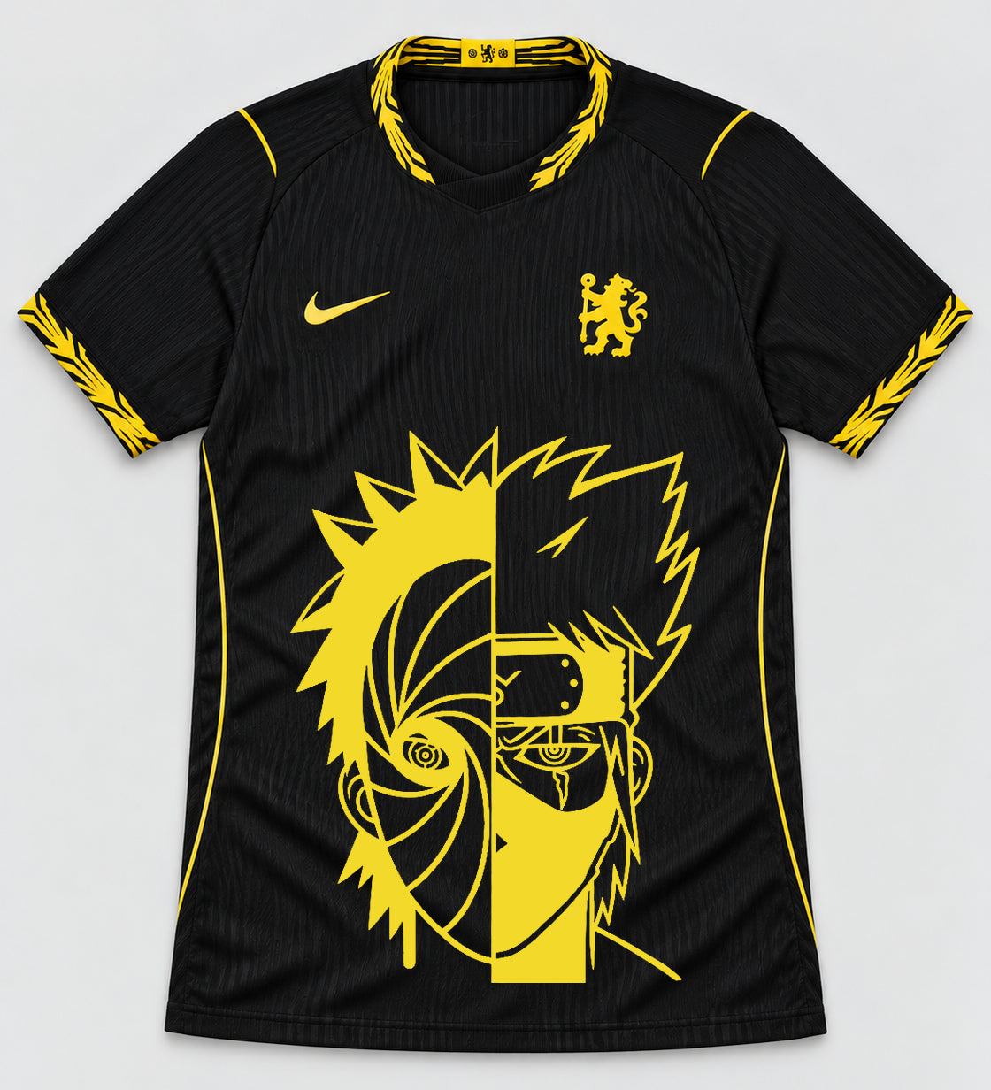 Chelsea Black Obito Kakashi Shared Destiny Jersey — Front