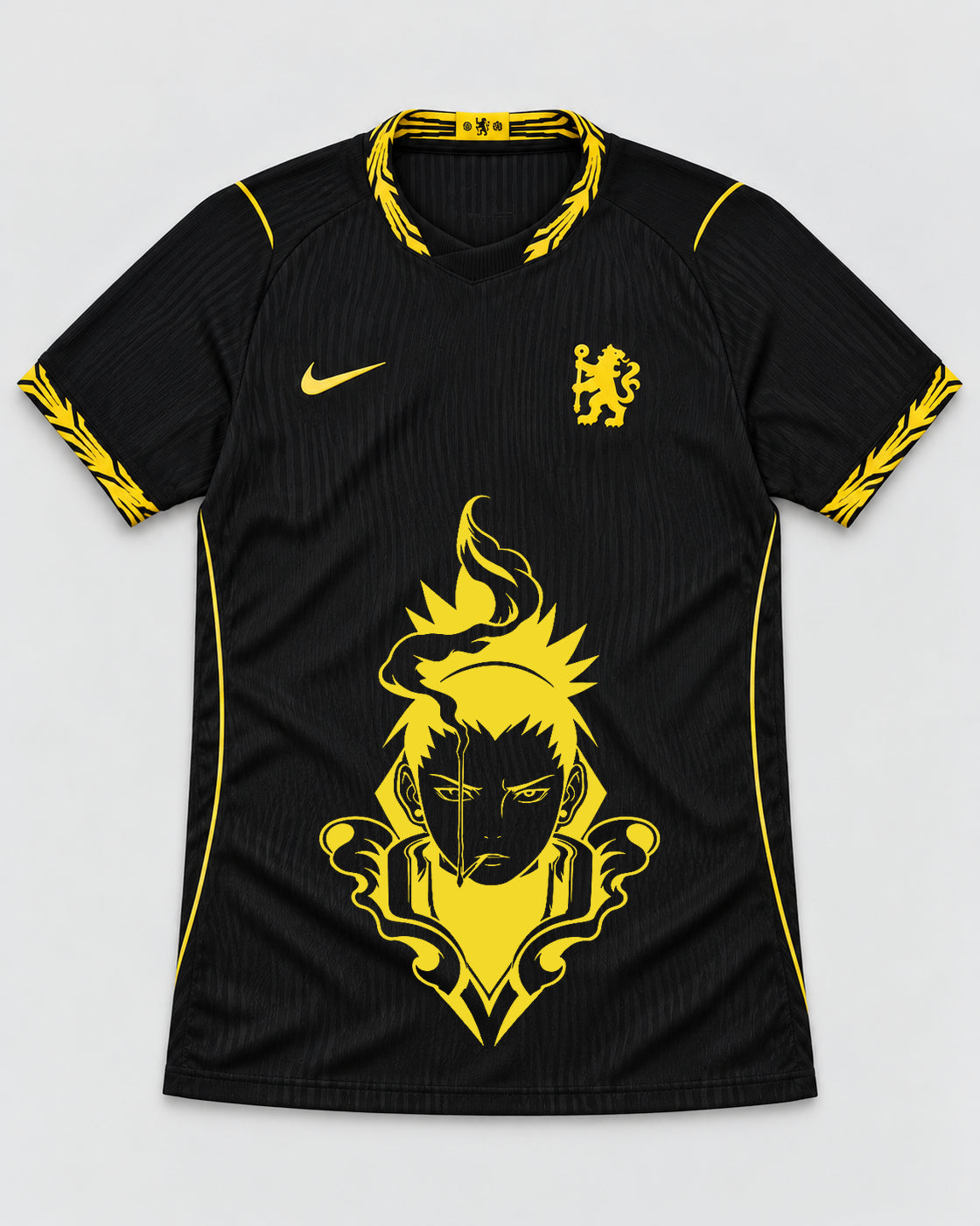 Chelsea Black Shikamaru Shadow Mind Jersey — Front