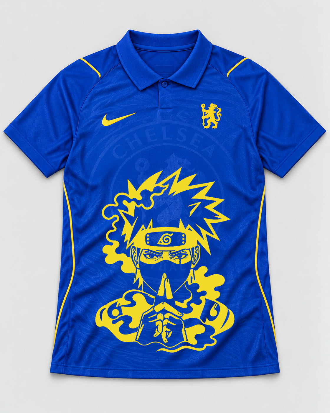 Chelsea Blue Kakashi Silent Jutsu Jersey — Front