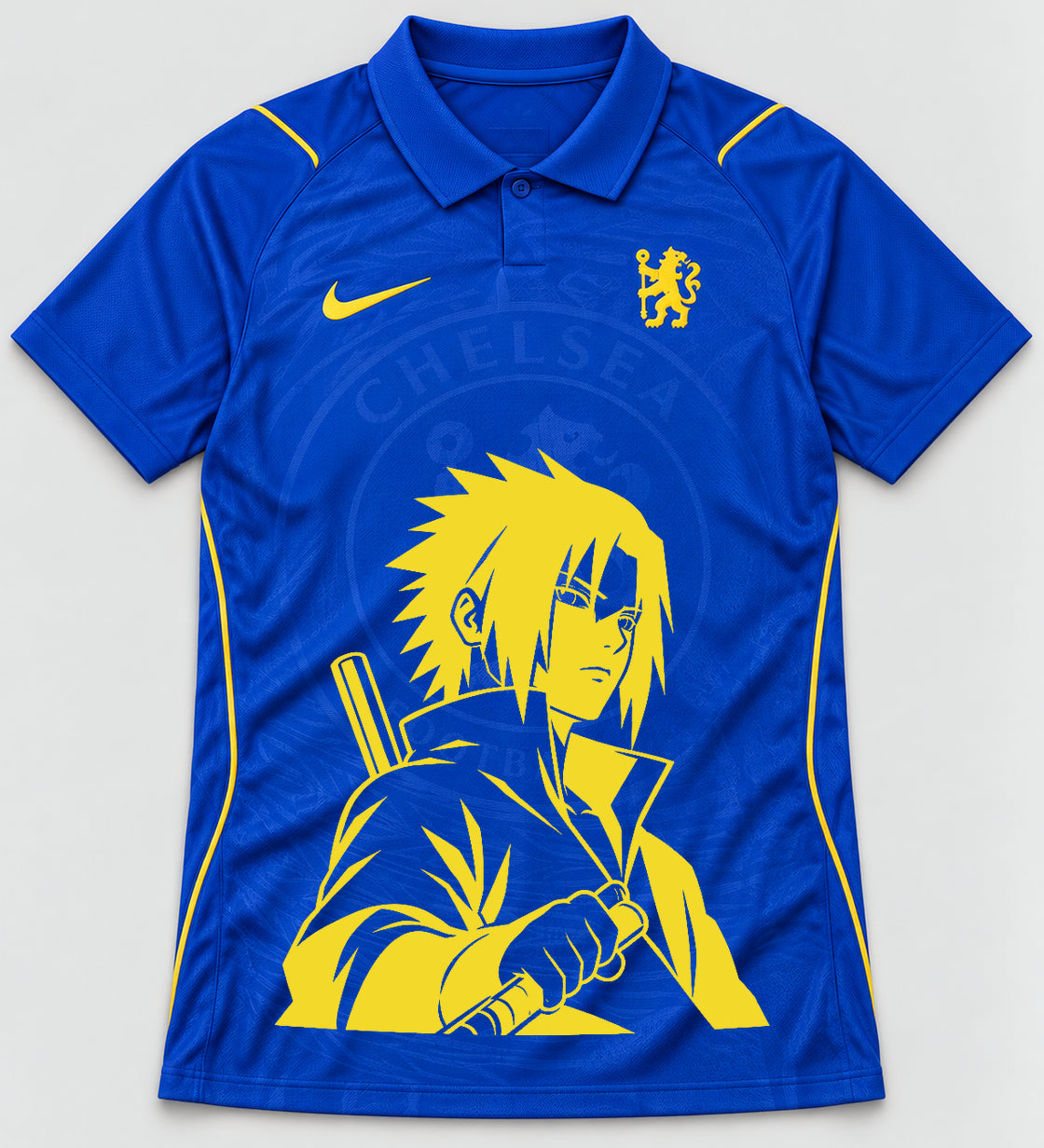 Chelsea Blue Sasuke Last Uchiha Jersey — Front