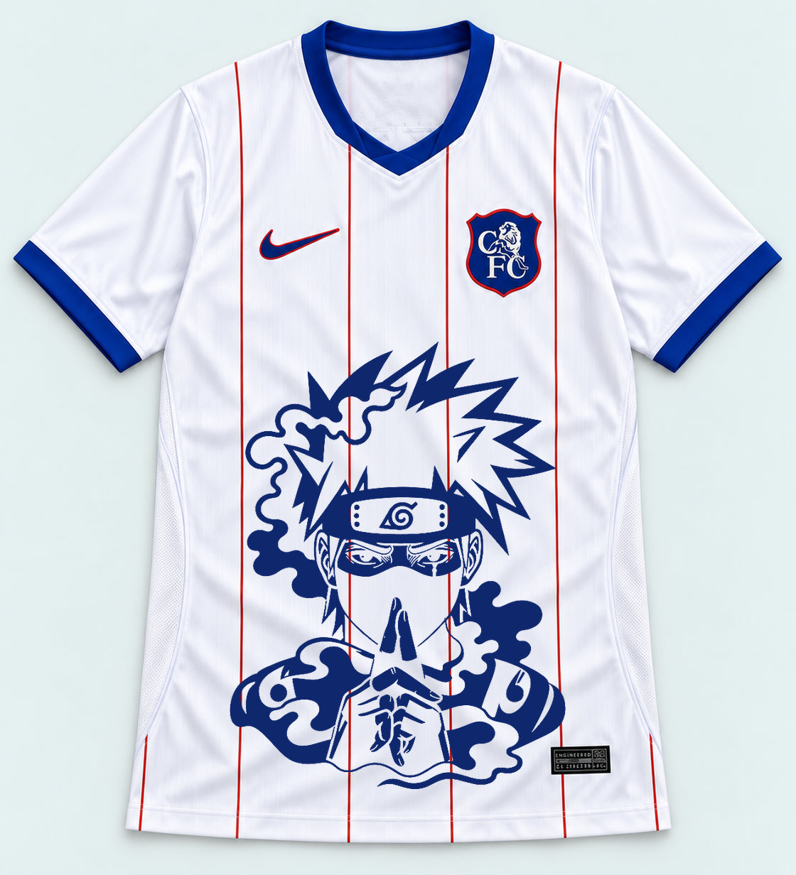 Chelsea White Kakashi Silent Jutsu Jersey — Front