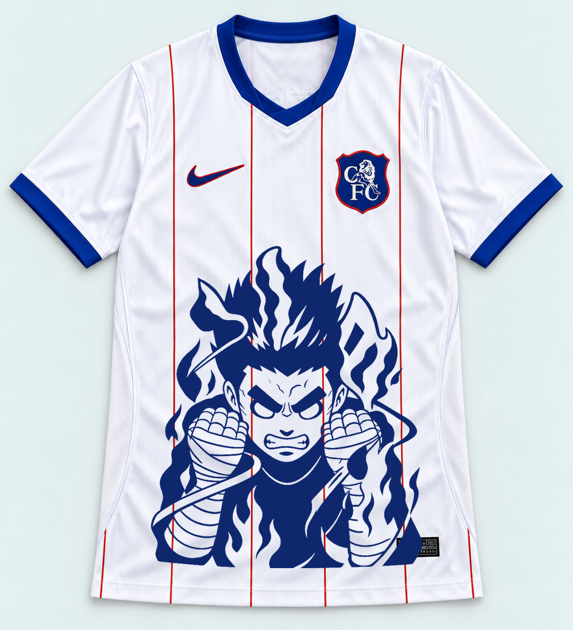 Chelsea White Rock Lee Inner Flame Jersey — Front