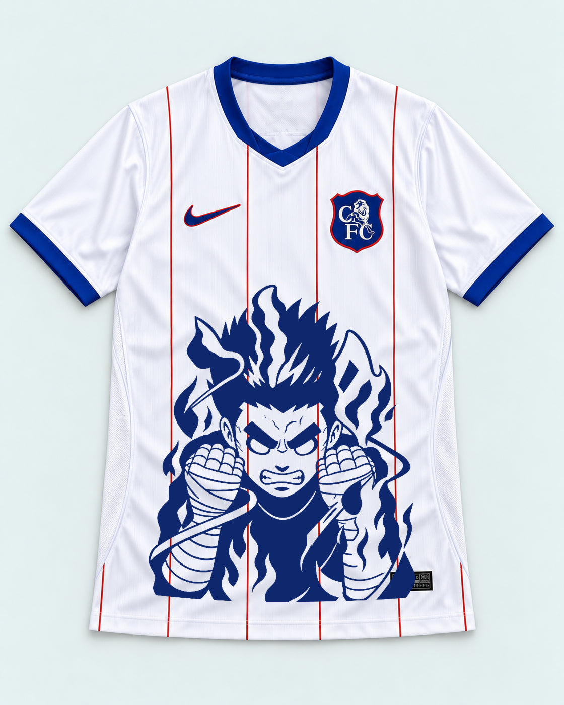 Chelsea White Rock Lee Inner Flame Jersey — Front