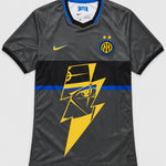 Inter Milan Gray Kakashi Lightning Eye Jersey — Front