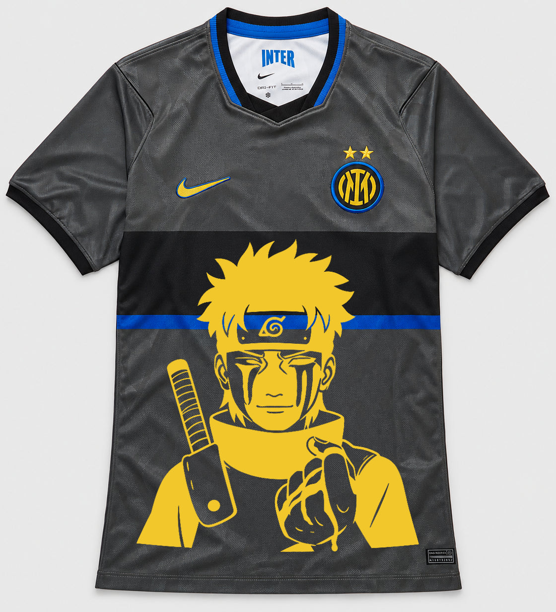 Inter Milan Gray Shisui Last Promise Jersey — Front