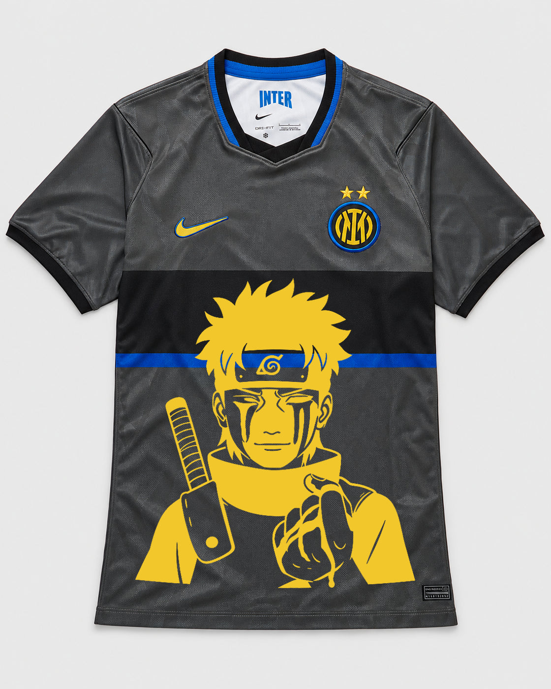 Inter Milan Gray Shisui Last Promise Jersey — Front
