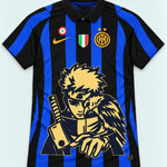 Inter Milan Striped Shisui Raven Oath Jersey — Front