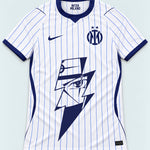 Inter Milan White Kakashi Lightning Eye Jersey — Front