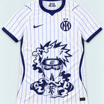 Inter Milan White Kakashi Silent Jutsu Jersey — Front