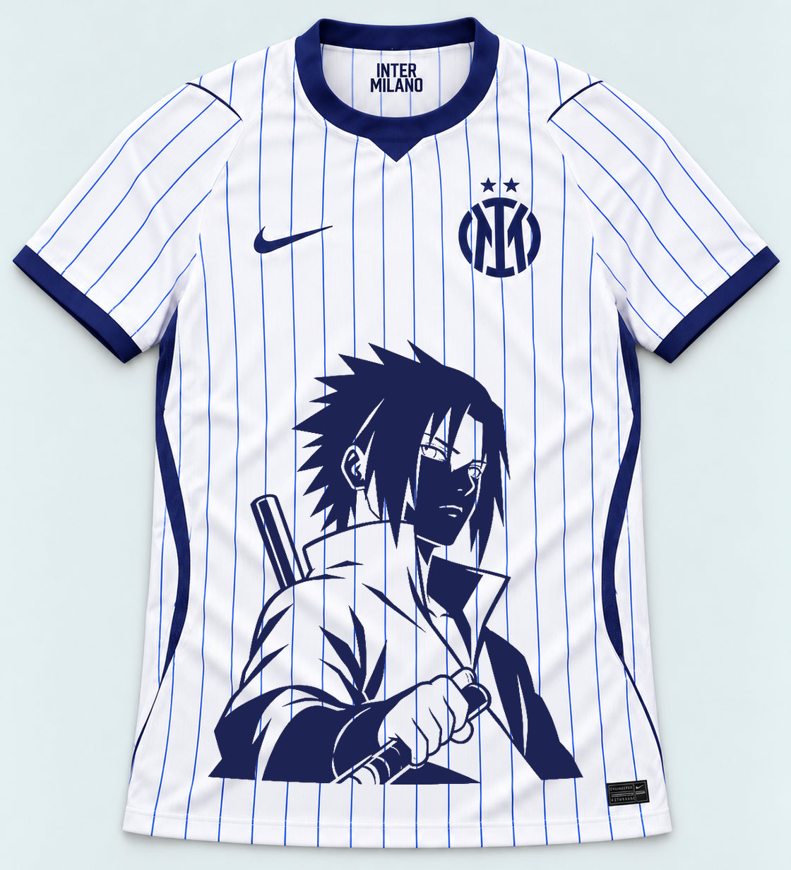 Inter Milan White Sasuke Last Uchiha Jersey — Front