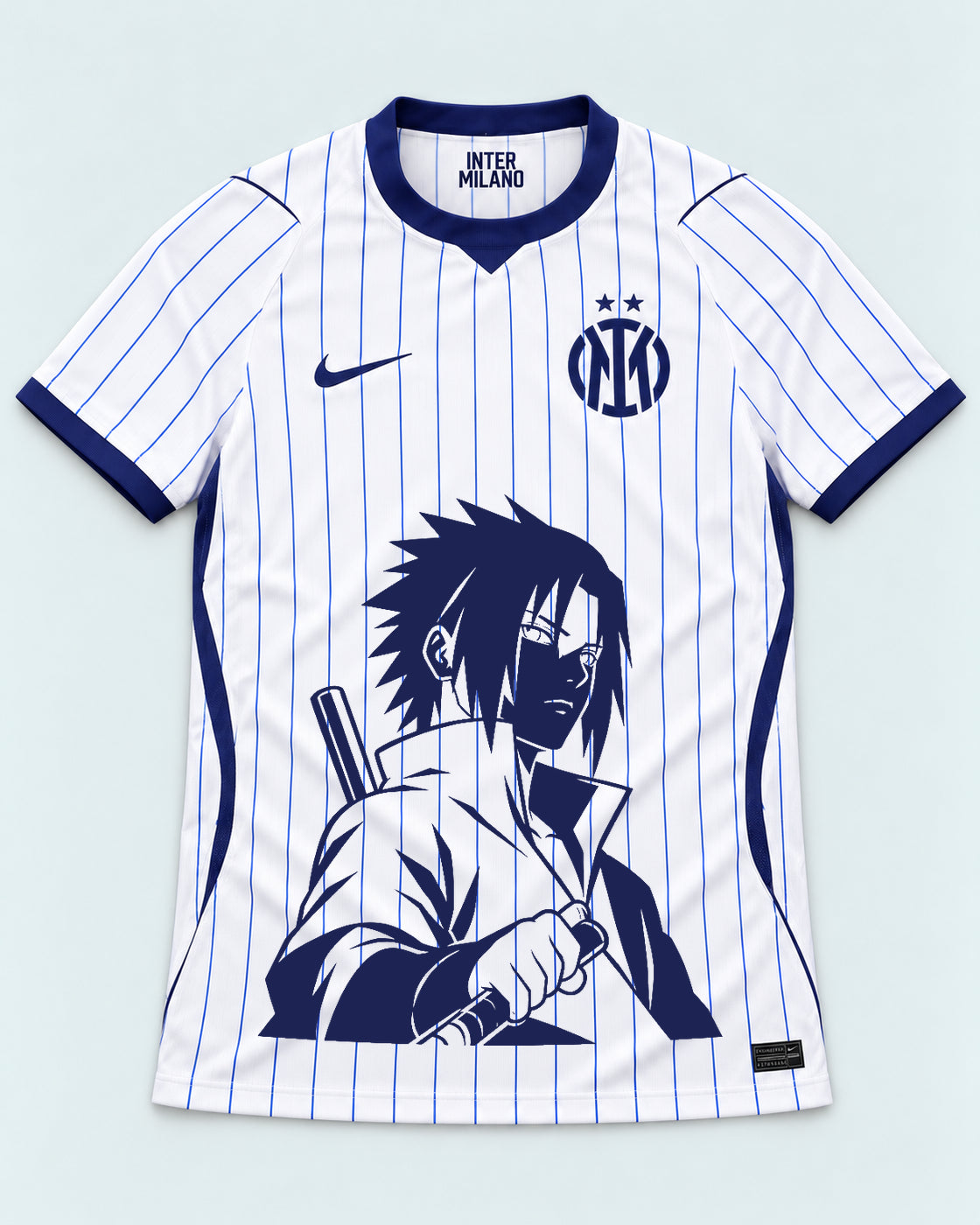 Inter Milan White Sasuke Last Uchiha Jersey — Front