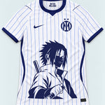 Inter Milan White Sasuke Last Uchiha Jersey — Front