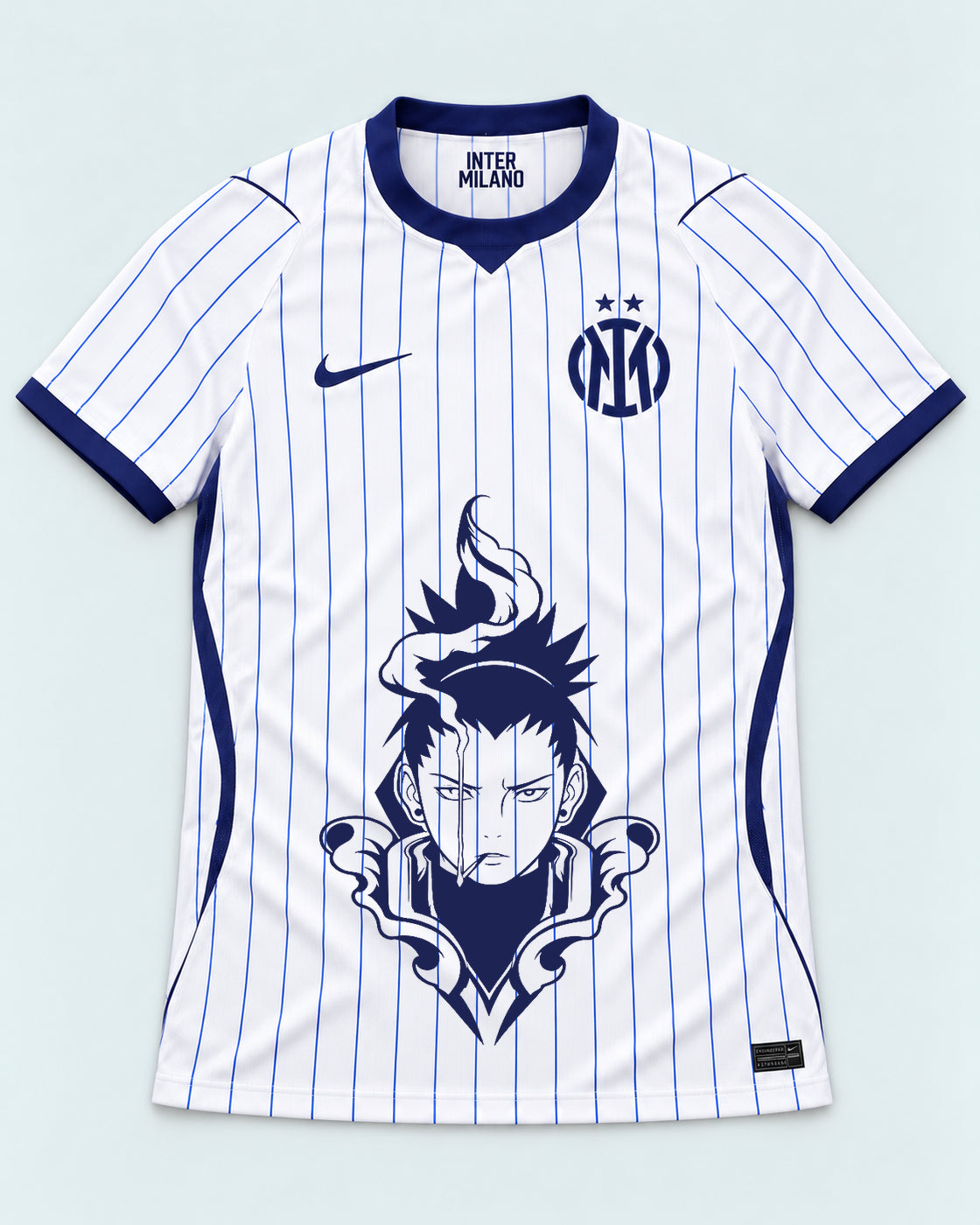 Inter Milan White Shikamaru Shadow Mind Jersey — Front