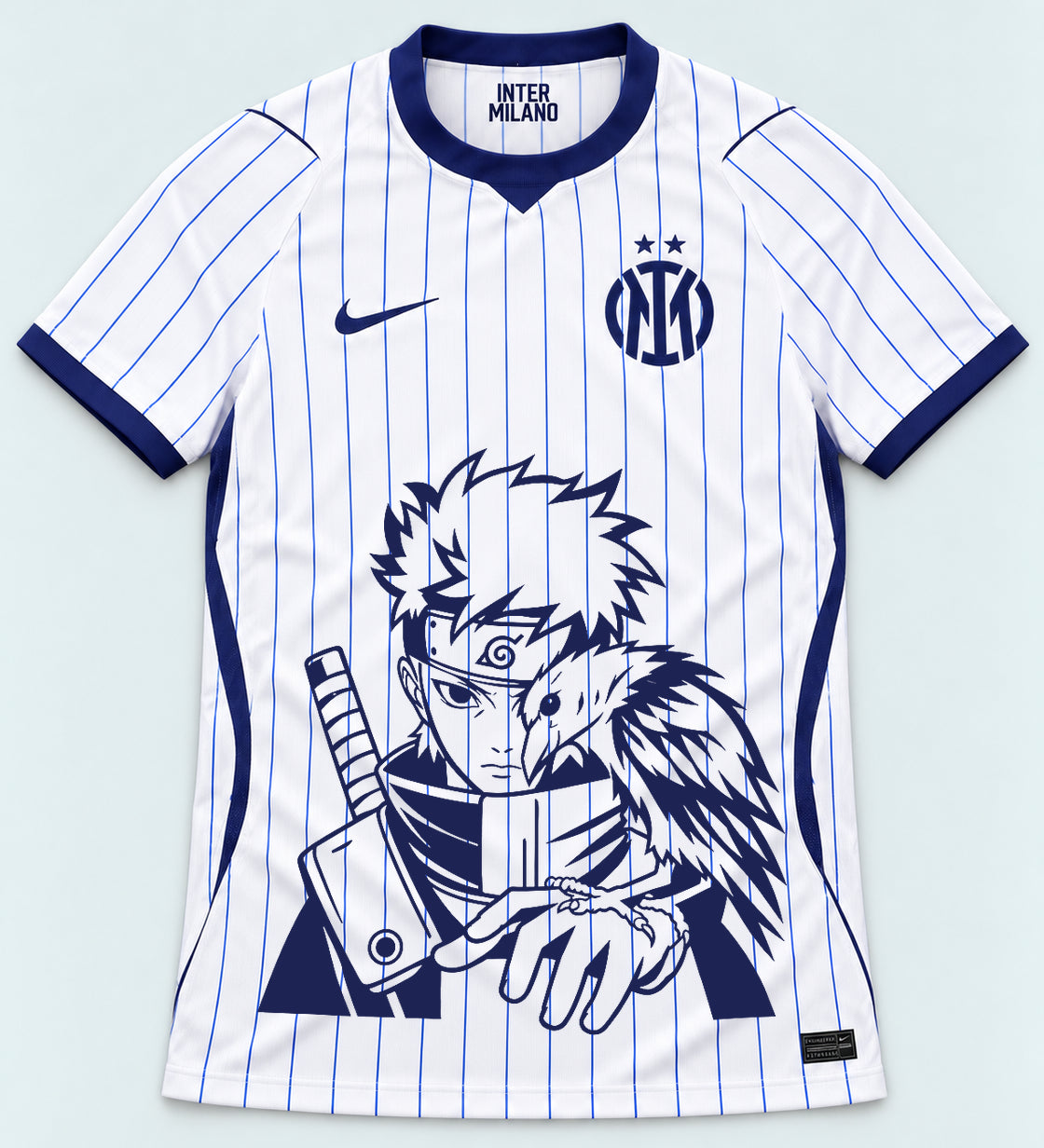 Inter Milan White Shisui Raven Oath Jersey — Front