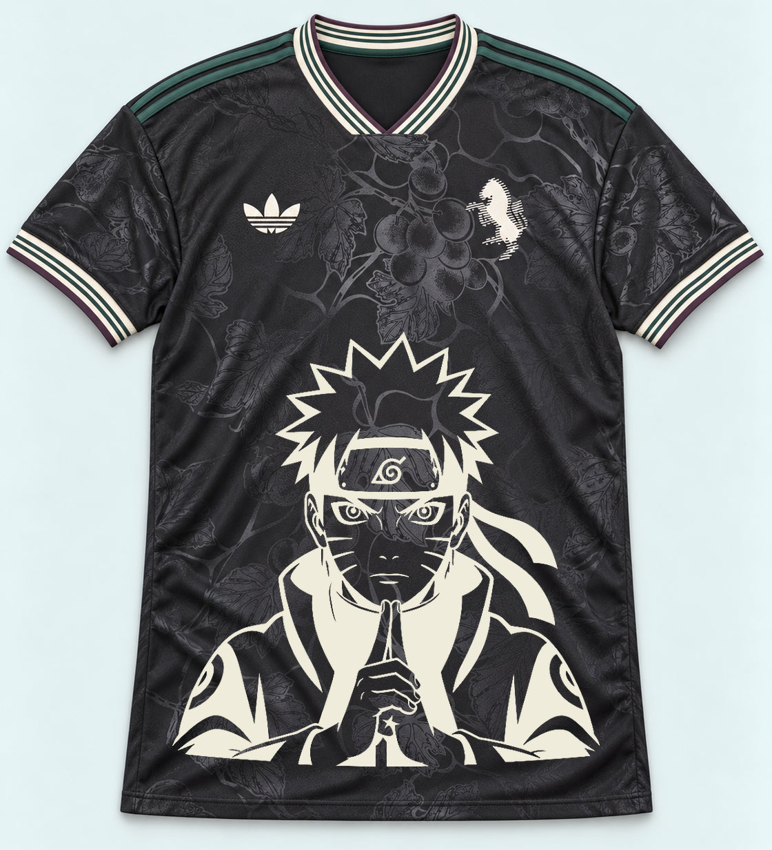 Juventus Dark Naruto Sage Resolve Jersey — Front