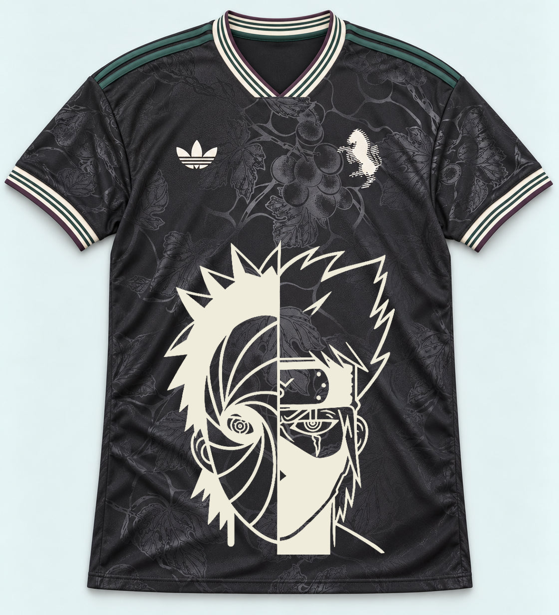 Juventus Dark Obito Kakashi Shared Destiny Jersey — Front