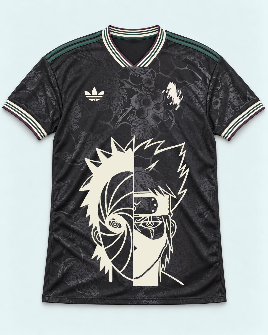 Juventus Dark Obito Kakashi Shared Destiny Jersey — Front