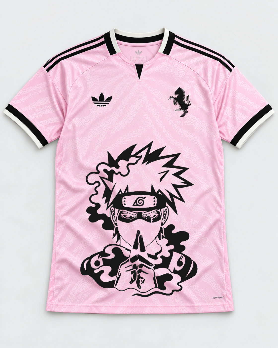 Juventus Pink Kakashi Silent Jutsu Jersey — Front