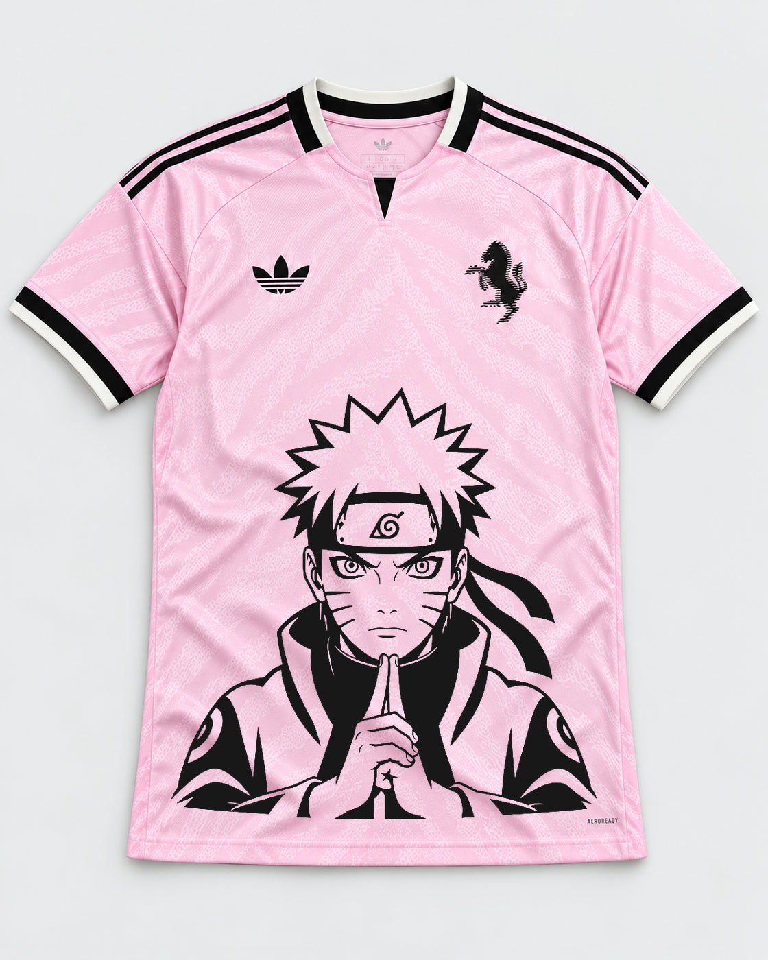Juventus Pink Naruto Sage Resolve Jersey — Front