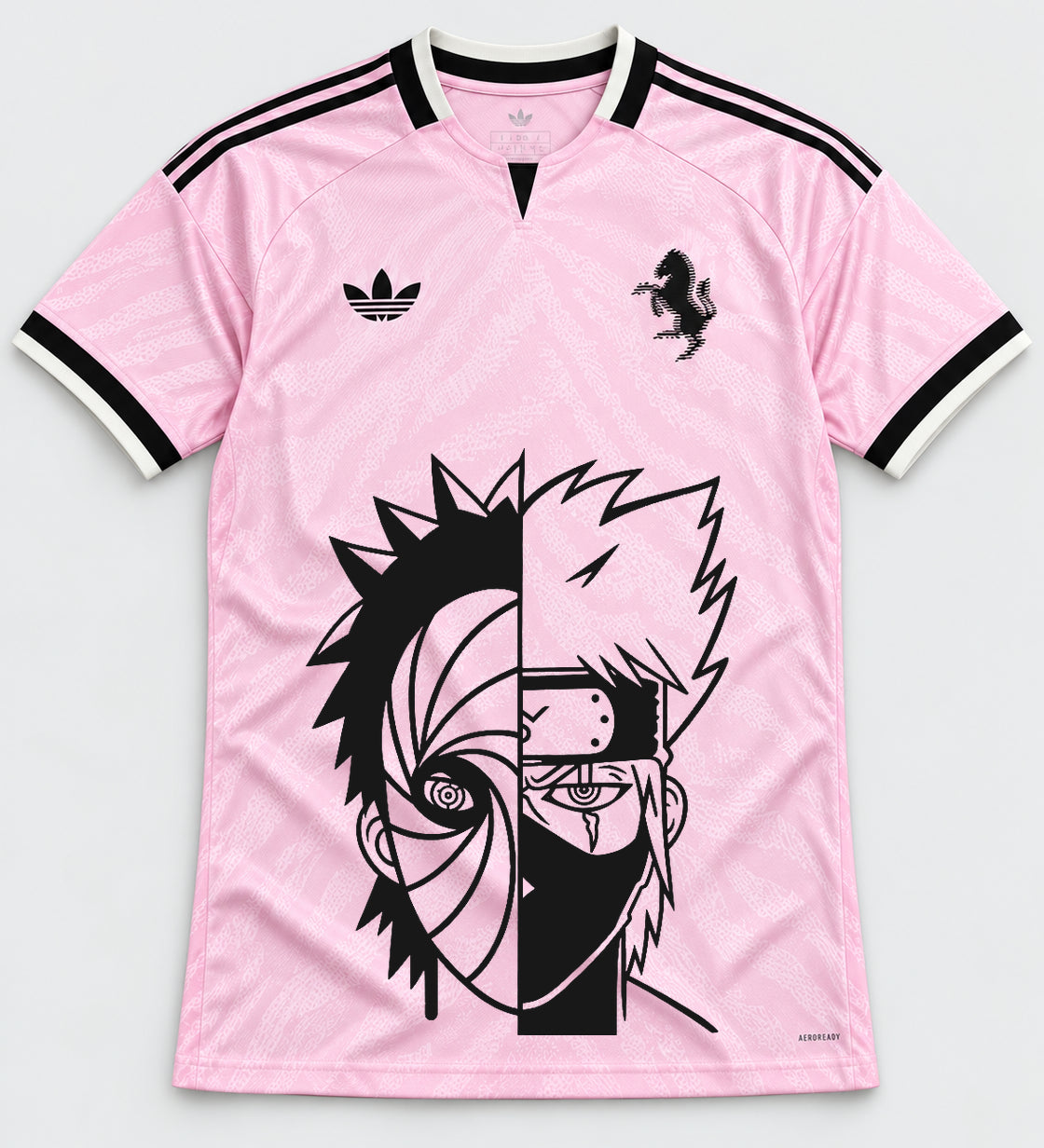 Juventus Pink Obito Kakashi Shared Destiny Jersey — Front