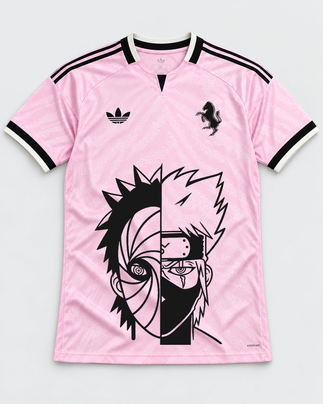 Juventus Pink Obito Kakashi Shared Destiny Jersey — Front